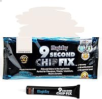 Vista 1 de MagicEzy 9 Second Chip Fix - (Oyster White) - Llenador de reparación de fibra de vidrio todo en uno para barcos y gelcoat de fibra de vidrio