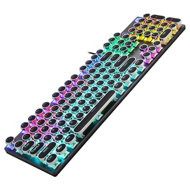 HP GK400Y Mechanical Gaming Keyboard/Light Sync Backlit/Auto-Sleep Mode/RGB Colour/Full-Size Mechanical Keyboard view 2