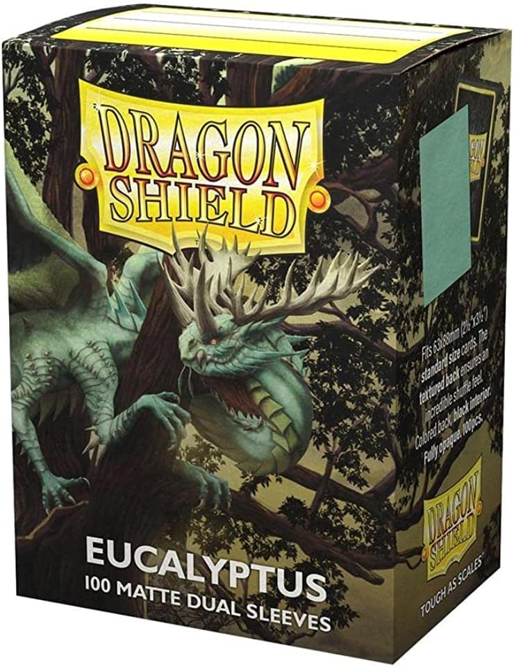Dragon Shield Dual Matte Eucalyptus Standard Size 100 ct Card Sleeves Individual Pack