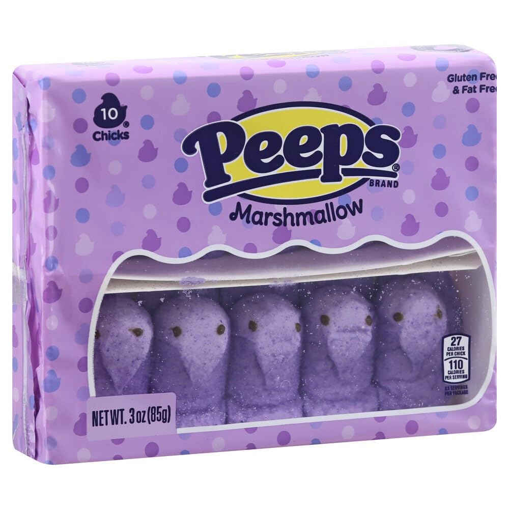 Purple Marshmallow Peeps Chicks - 50 Total (5pks of 10)