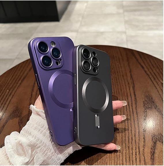 iPhone 15用高級ワイヤレス充電ケース ソフトマグネットカバー（iPhone 15/51-F対応）