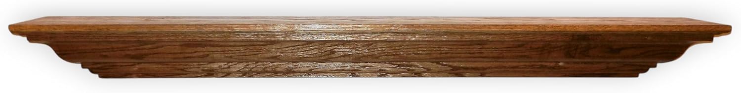 Classic Unfinished Oak or Poplar U Pick Size Solid Wood Shelf Fireplace Mantel Mantle