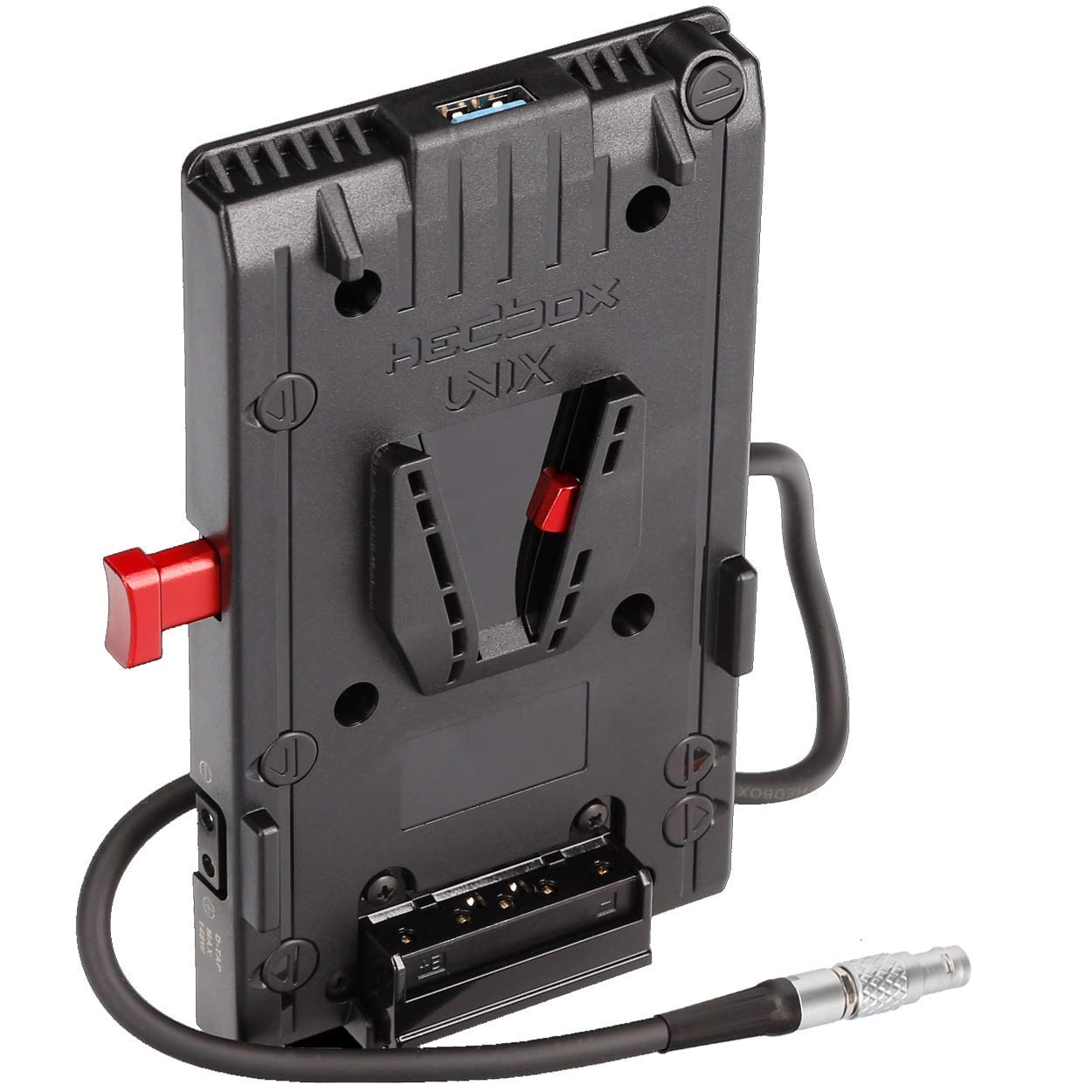 UNIX-0B V-Mount Battery Plate with 3X D-Tap and USB for Z-CAM E2-S6, E2-F6, E2-F8, E2-M4, E2C and TERADEK