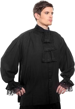 ThePirateDressing Medieval Pirate Renaissance Poet Cosplay Costume Colonial Shirt
