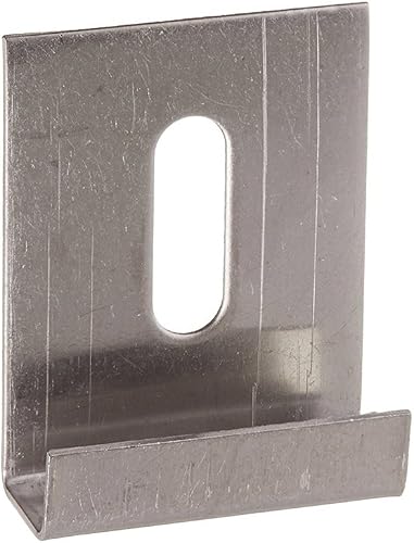 Prime-Line MP9254 Mirror Bottom "J" Hanger Clip, 1 In. Wide, Stainless Steel Construction (25 Pack)
