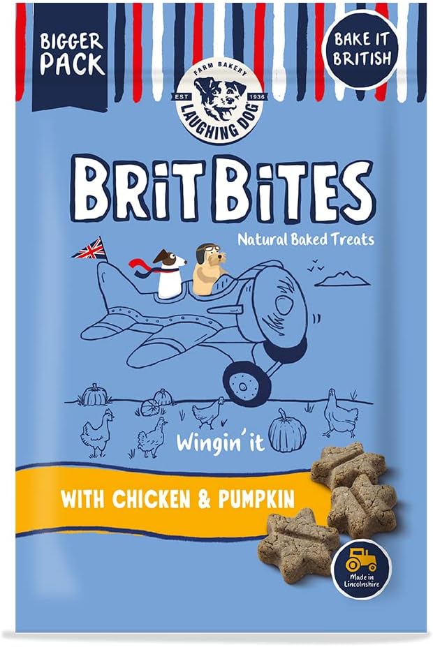 Laughing Dog Brit Bites Chicken & Pumpkin - 175g