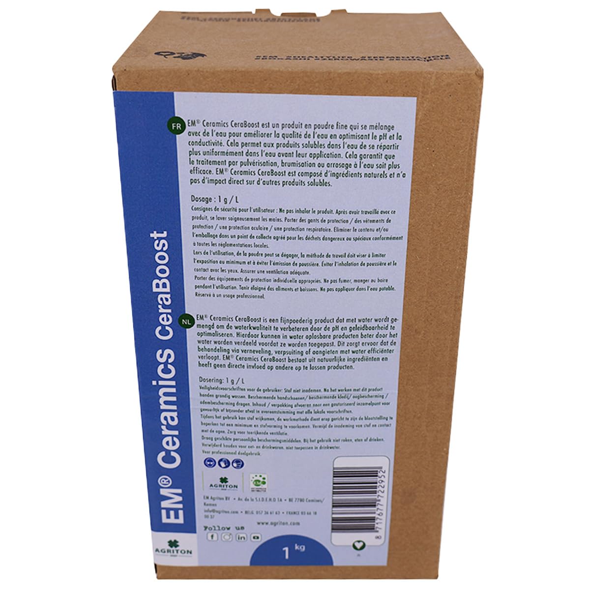 EM® CeraBoost 1 kg | Polvo de cerámica | Mejora y revitaliza los suelos y las plantas