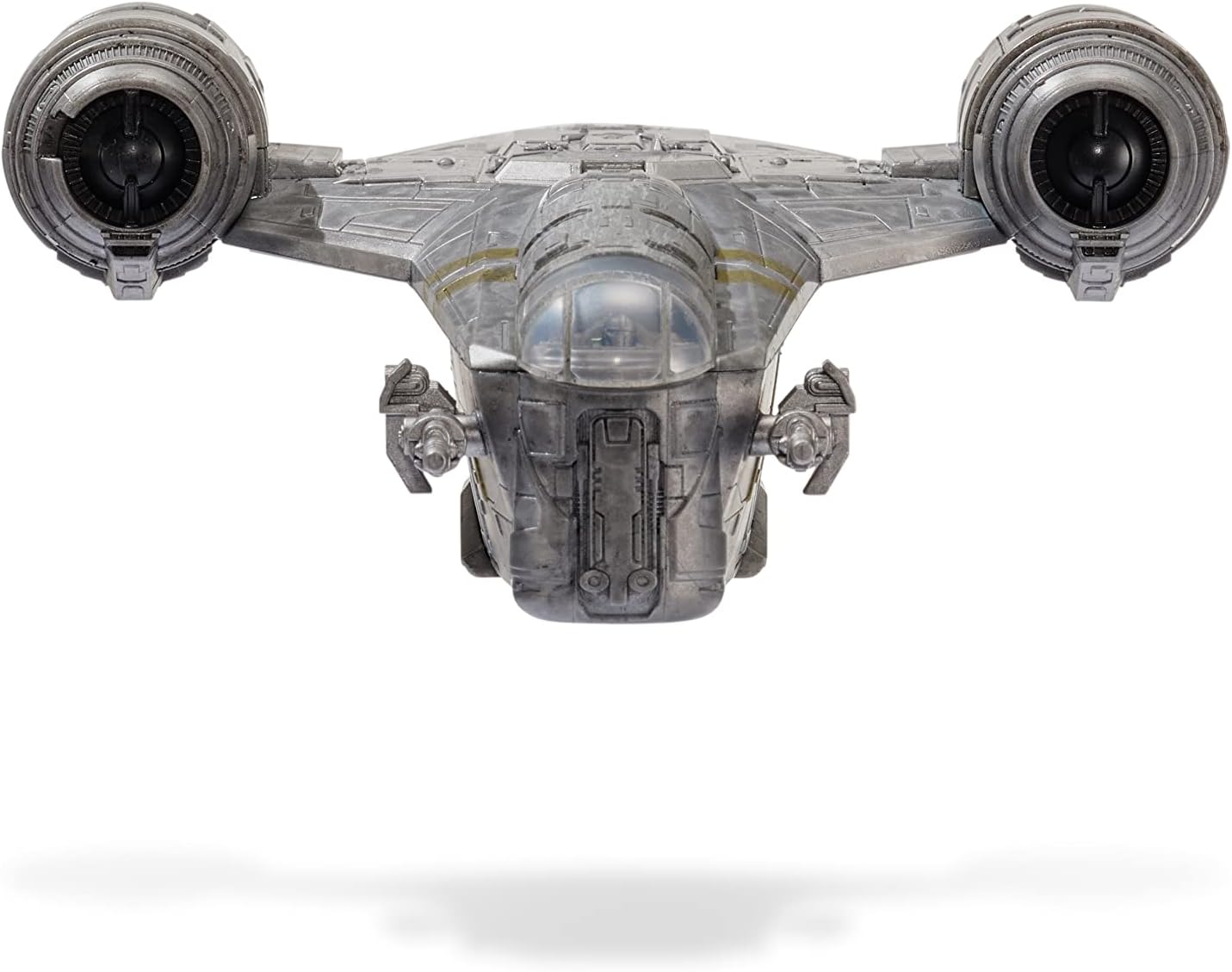 STAR WARS Micro Galaxy Squadron Starship Class Razor Crest - 7-Inch Vehicle with 1-Inch Mandalorian, Greef Karga and Grogu Micro Figures