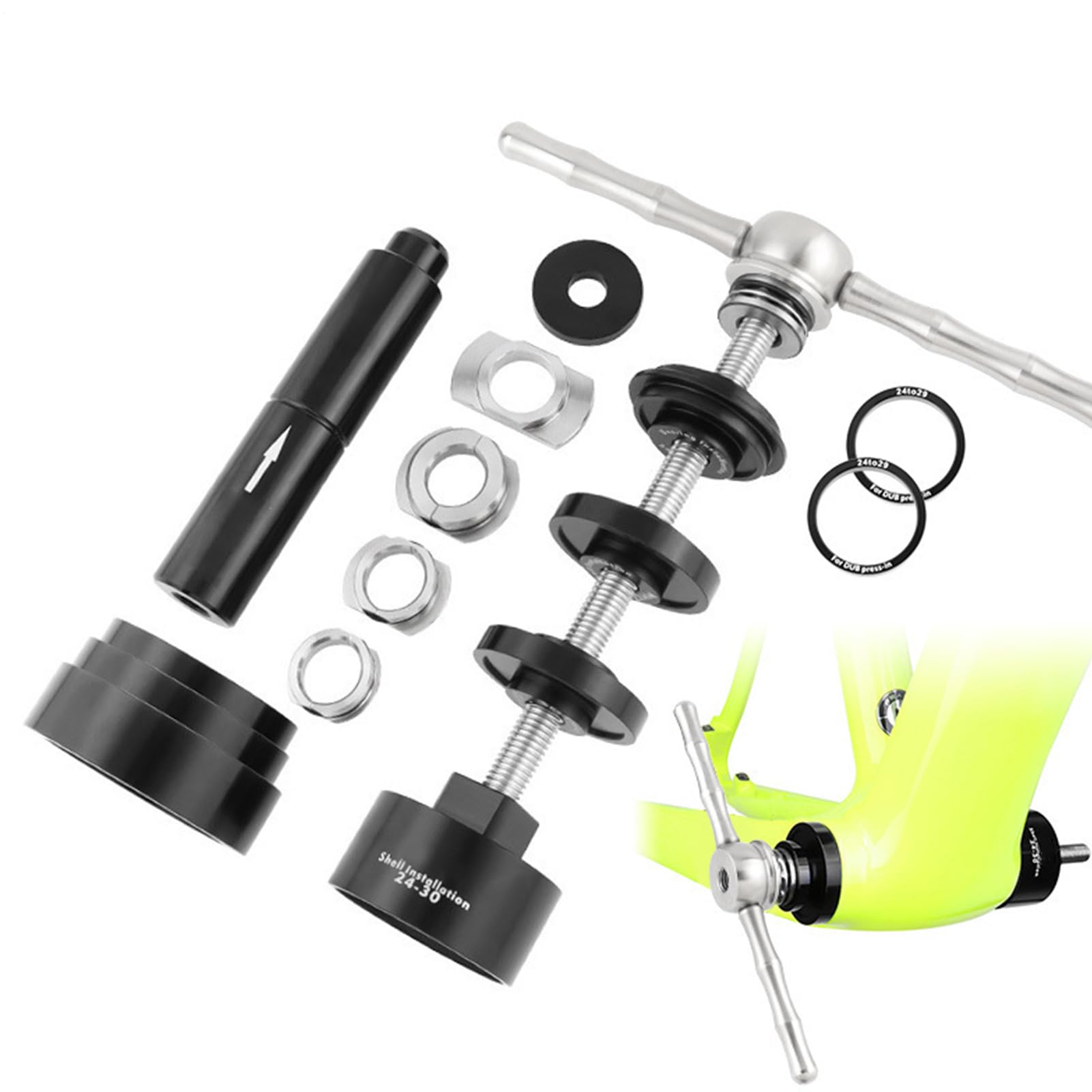 Generico ENTFERNUNGSWERKZEUGE - Langlebige Fahrradreparaturwerkzeuge | CRANKSET Precision und Bottoms Bracket Installation & Removals Manute