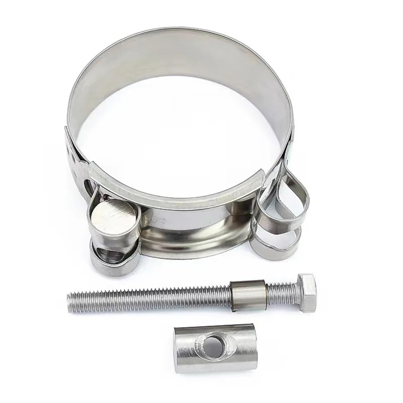 Collier de serrage 17-19mm en acier robuste pour tuyau d'échappement