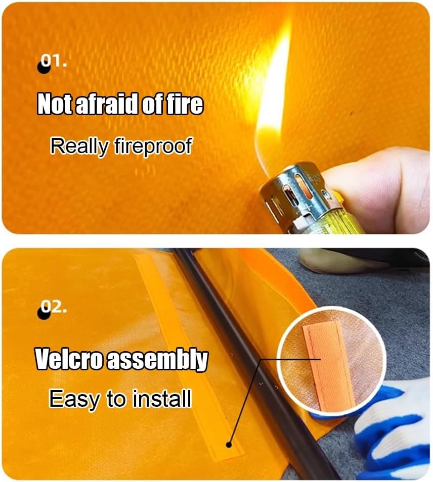 Fire-Resistant Welding Blankets and Screens with Frame for Enhanced Welding Safety and Protection