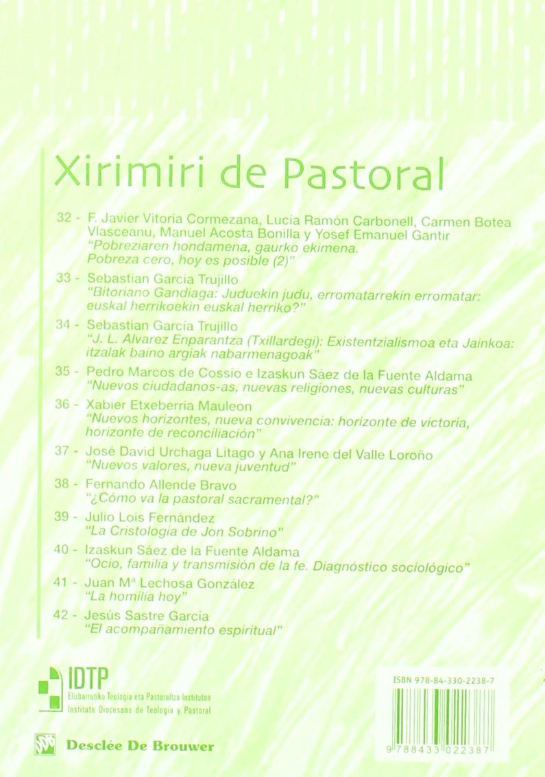 El acompañamiento espiritual: 42 (Instit.Diocesano de Teología y Pastoral)