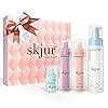 Skjur Anti-Ageing Face Care Set Women for Sensitive Skin - Gifts for Women - 4 Cosmetic Products with Ectoin & Glycoin - Face Care Gift Set - Beauty Set - Vegan Skincare