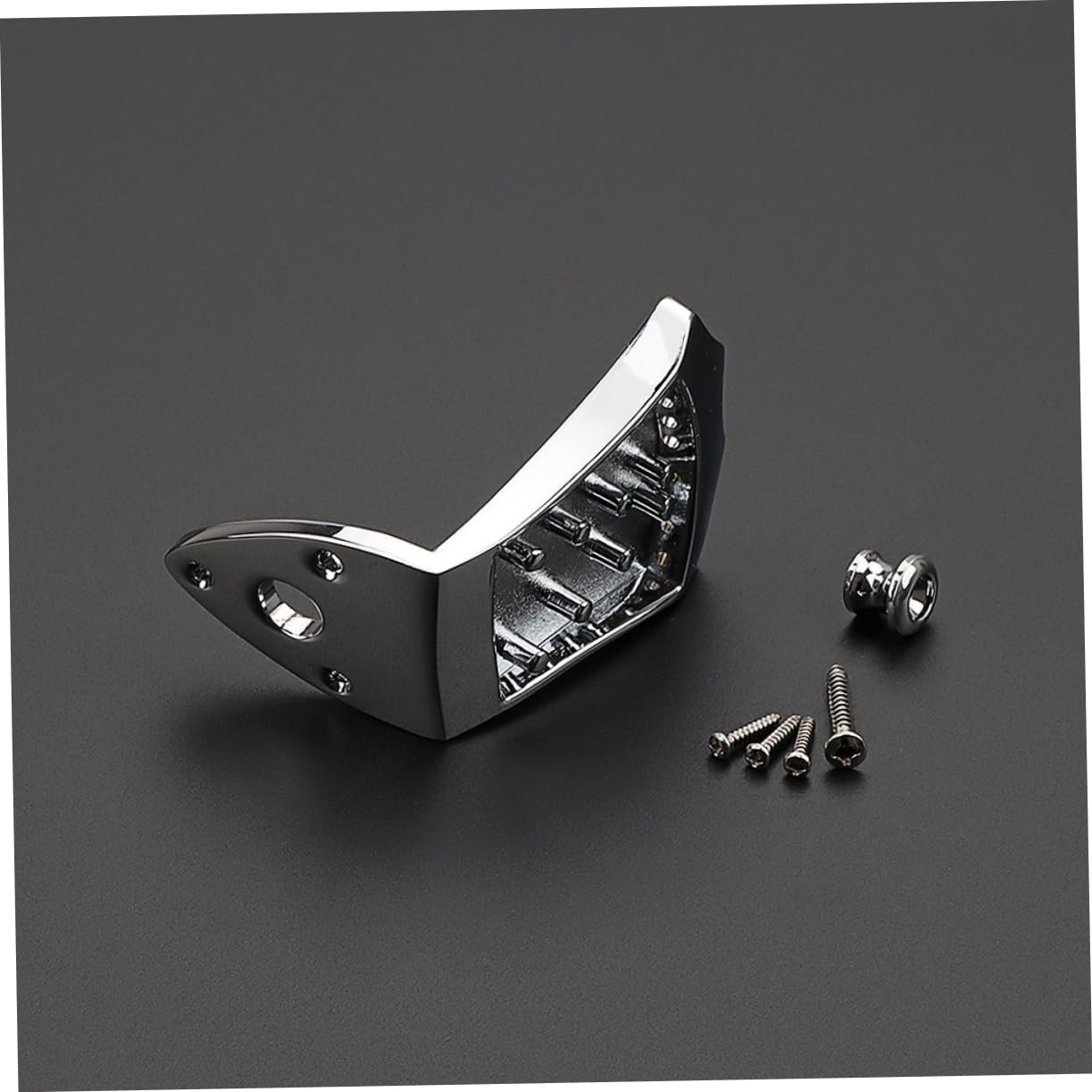 ibasenice 4sätze String Mandolin Tailpiece Aus Metall Professionelles Zubehör Für Klangverbesserung Und Einfache Saitenwechsel Robust Stabil Und Übertonreduzierend Für Authentischen