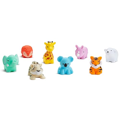 Miniatura 4 de Munchkin Cuchara de juguete de baño con 8 unidades de juguete de baño de animales salvajes