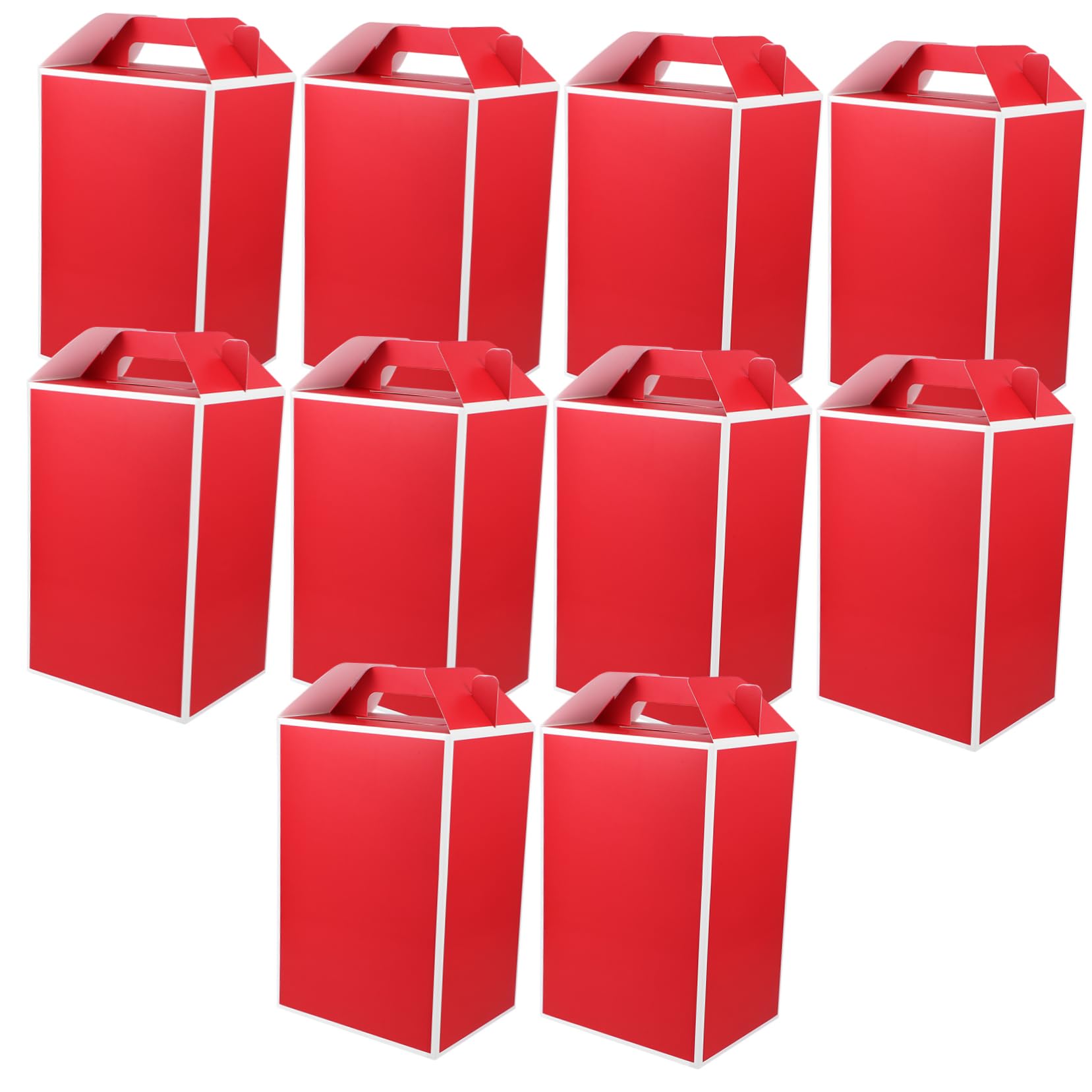 Boîtes de conditionnement avec fenêtre en carton rigide et poignée ergonomique