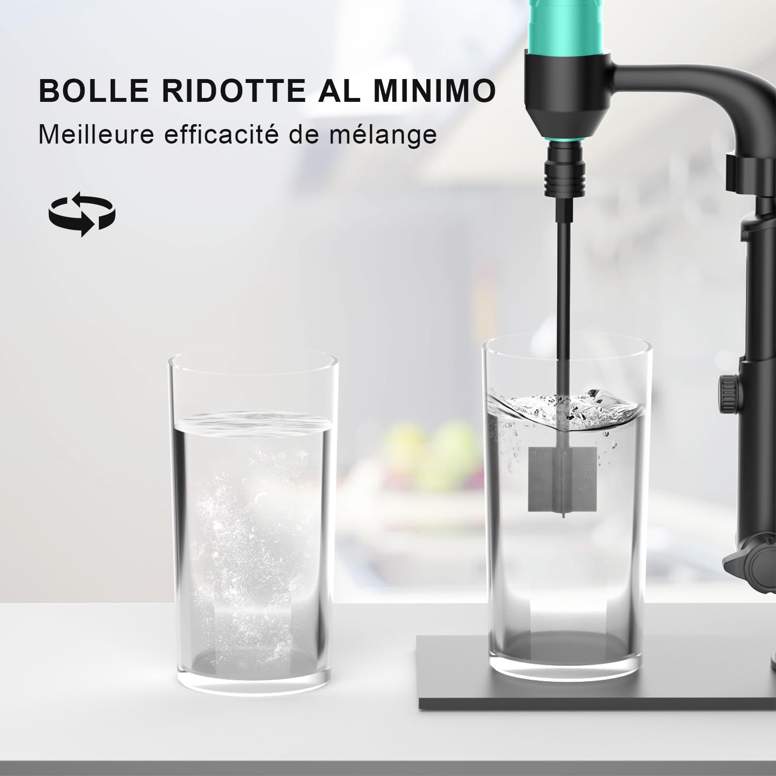 Mezclador de resina epoxi, agitador eléctrico de pintura y mezclador temporizado para resina epoxi, verde claro