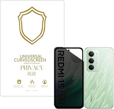 Microcase Xiaomi Redmi Note 15 ile Uyumlu Privacy Gizlilik Filtreli Hayalet Nano Ekran Koruyucu-EKM110