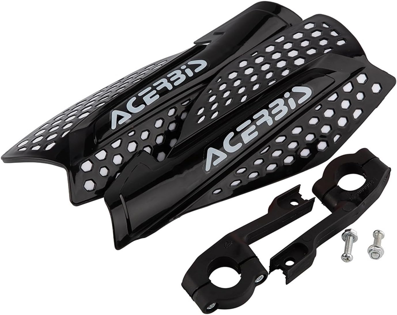 Motocross 22mm Handguard Protection Protector Hand Guard For Motorcycle Dirt Pit Bike ATV Quads With(Black)