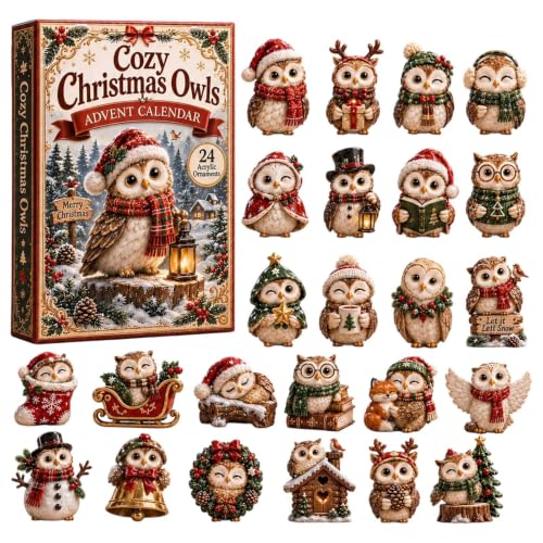 Bird Advent Calendar 2026, 24 Days 2D Christmas Countdown，#D - image 1