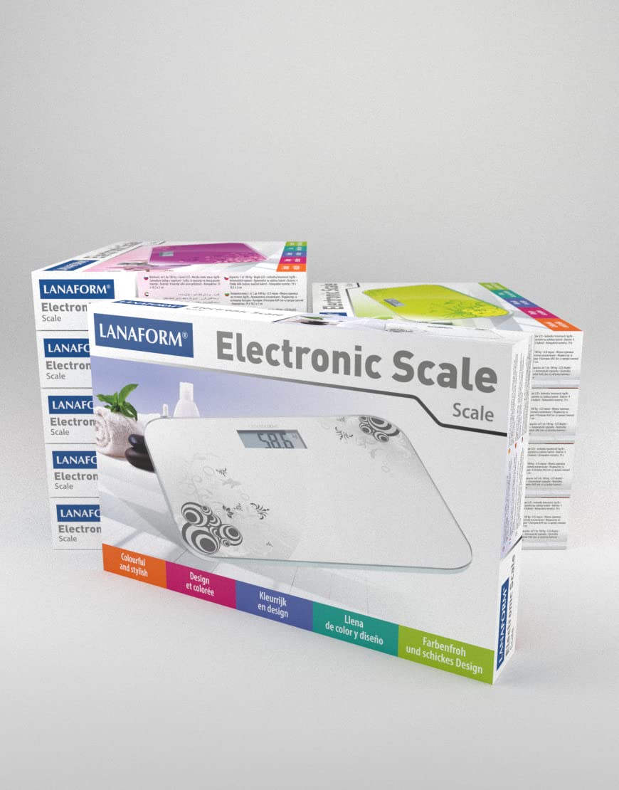 lanaform LA0903030 waga elektroniczna balansująca biel