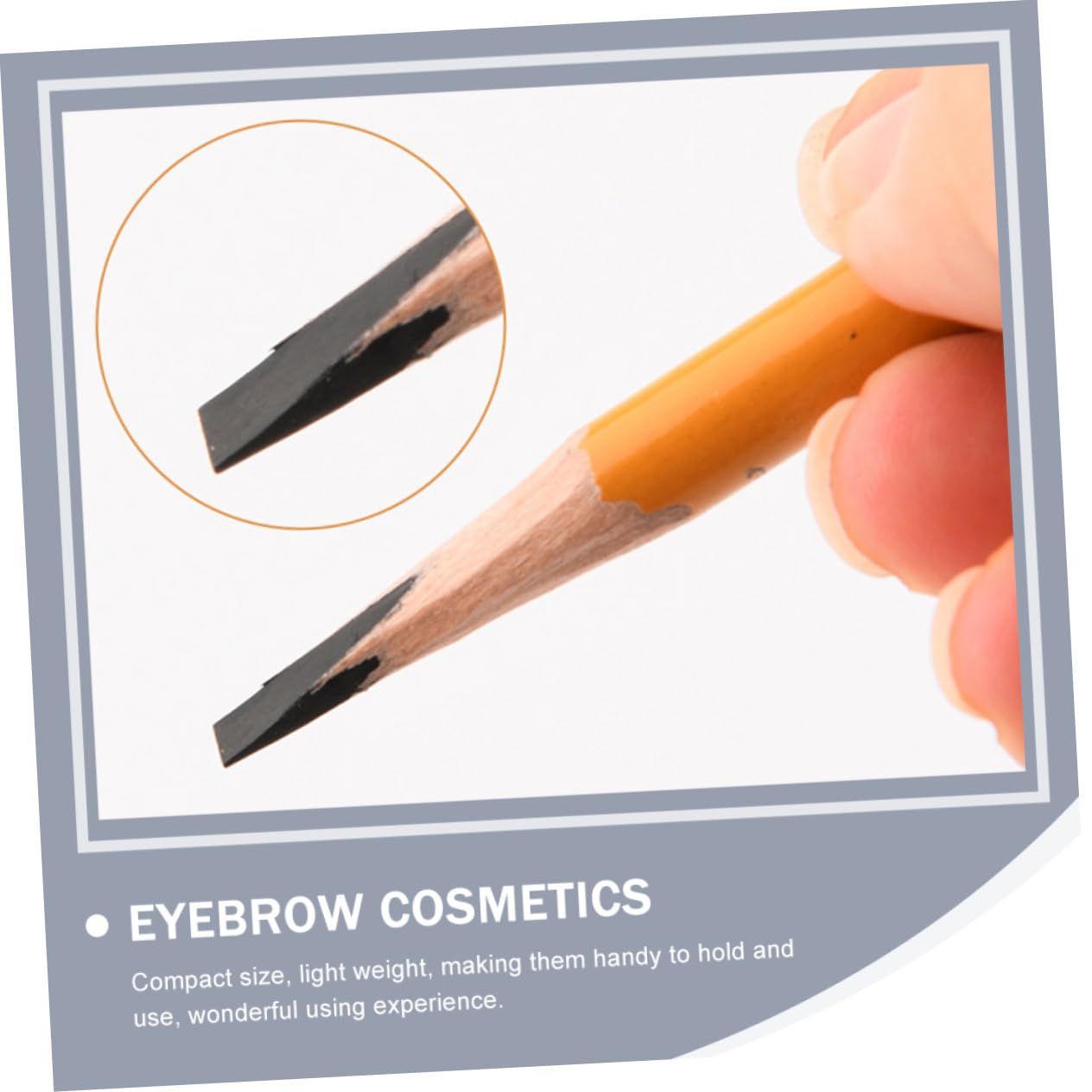 Didiseaon 6pezzi Sopracciglia Cosmetiche Impermeabili Per Look Design Per Precisi e Colorazione Facile