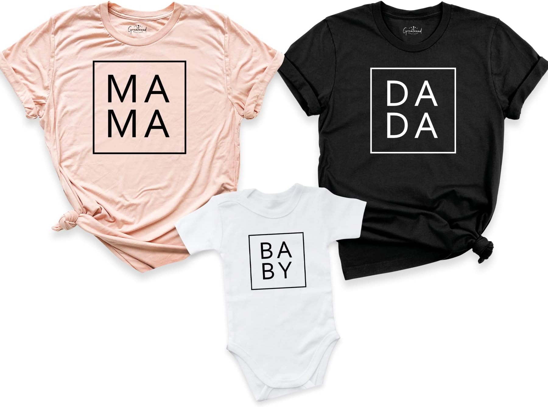 HandmadeDada Mama Baby Shirts, Family Matching Shirt, Mommy and Me Shirts, Daddy and Me Shirts, Mama Dada Shirt, Mothers Day Shirt, Matching Family Shirts, Mama Shirt, Dada Shirt, New Dad Gift, New Mom Gift