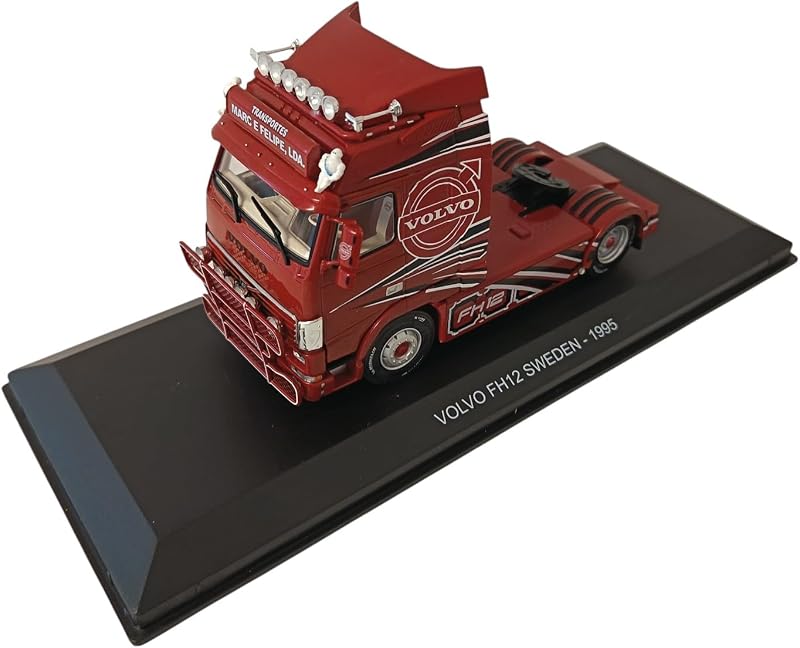 OPO 10 - Camion Miniature 1/43 Compatible avec Volvo FH12 Sweden 1995 - Tracteur Hachette IXO CT011