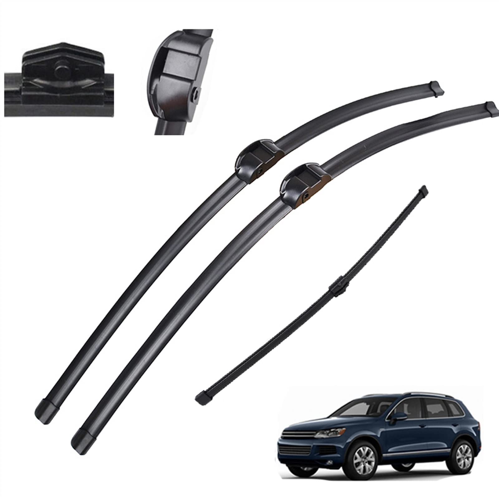 26 "+ 26" + 14 "LHD Anteriore E Posteriore Tergicristallo Spazzole Parabrezza Auto Parabrezza Finestra Pioggia Spazzole per VW per Touareg 2010-2017