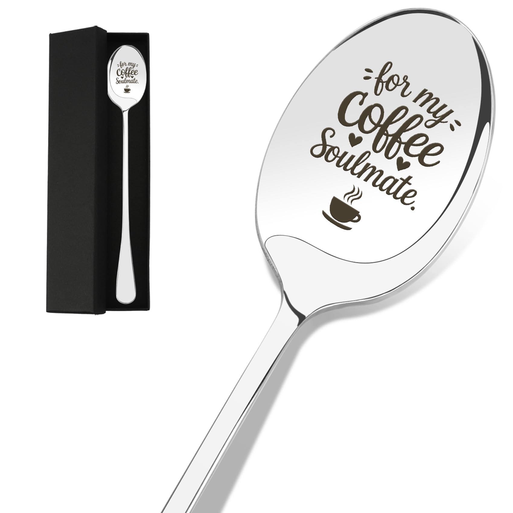 Valentines Day Gift for Him,Funny Coffee Spoon Gift for Married Couple,Coffee Lover Gifts,Valentines Day Spoon for Her, Ladies'Present,Boyfriend Present,Girlfriend Gifts for Women â image 1