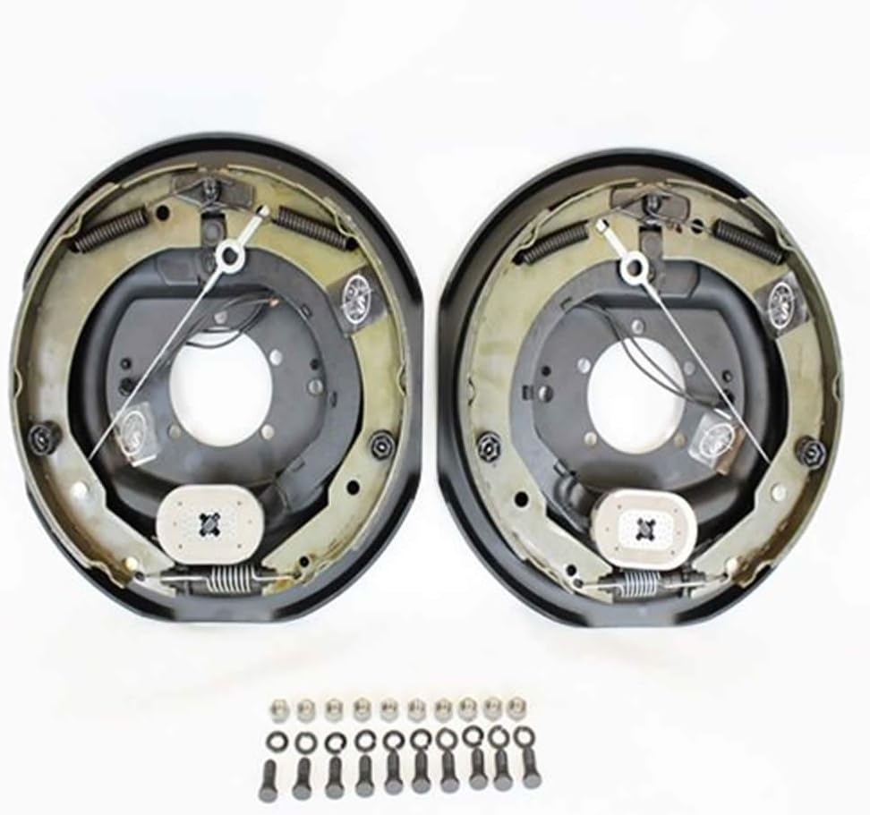 Trailer Brakes 3500lb Axle Southwest Wheel Pro 3,500 Lbs.Trailer Axle Electric Brake Kit 5-5.5 Bolt Circle Complete Electric Trailer Brake Kit Trailer Electric Brake Kit - Foto 2