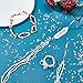 PH PandaHall 6000 Pcs 11/0 Glass Seed Beads, 2mm Round White Waist Beads Mini Spacer Beads for Earring Choker Bracelet Neckalce Waist Chain Jewelry DIY Crafts Making