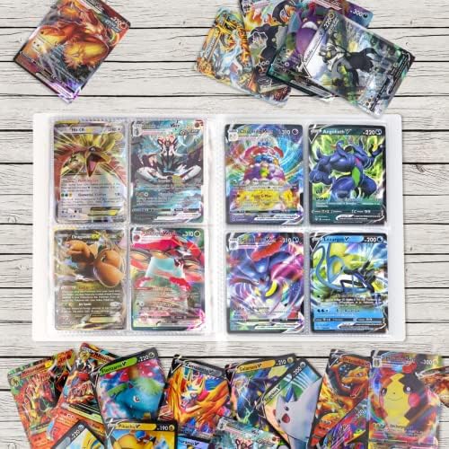 Card Binder for Pokemon Cards, Cards Holder Album Holds 240 Cards, TCG Book Collection Card Protection Folder Case, Gift for Kids