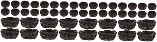 Happyyami 48 pcs Simulated bird's nest cute decorations cute ornaments Resin bird's nest Mini bird's nest decor mini plant pots mini pots resin bird crafts artificial bird house Home Decor