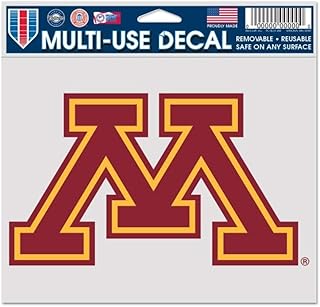 Wincraft NCAA University of Minnesota Multi-Use Colored Decal, 5" x 6"