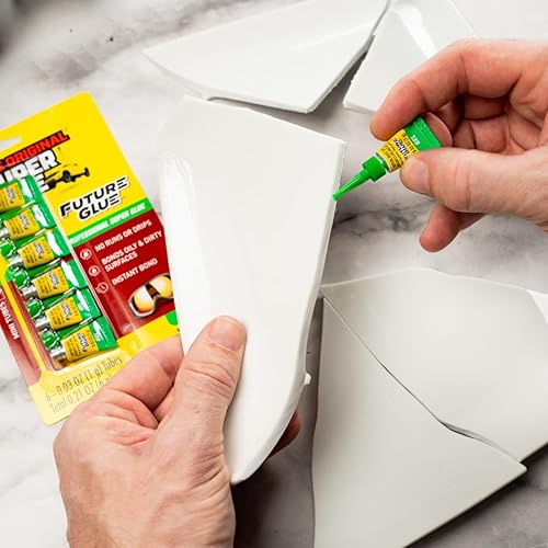 Miniatura 9 de Super pegamento, gel de pegamento futuro, 6 mini tubos de un solo uso, transparente, unión instantánea, secado rápido, adhesivo profesional de