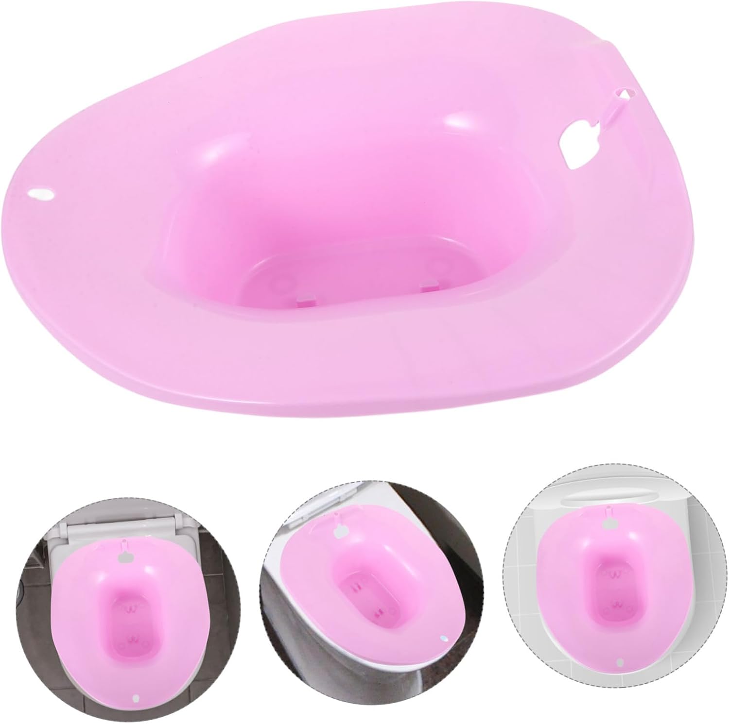 Sitz Bath Soak for Postpartum Care Treatment Toilet Seat Basin Sitz Bath Plastic Bidet