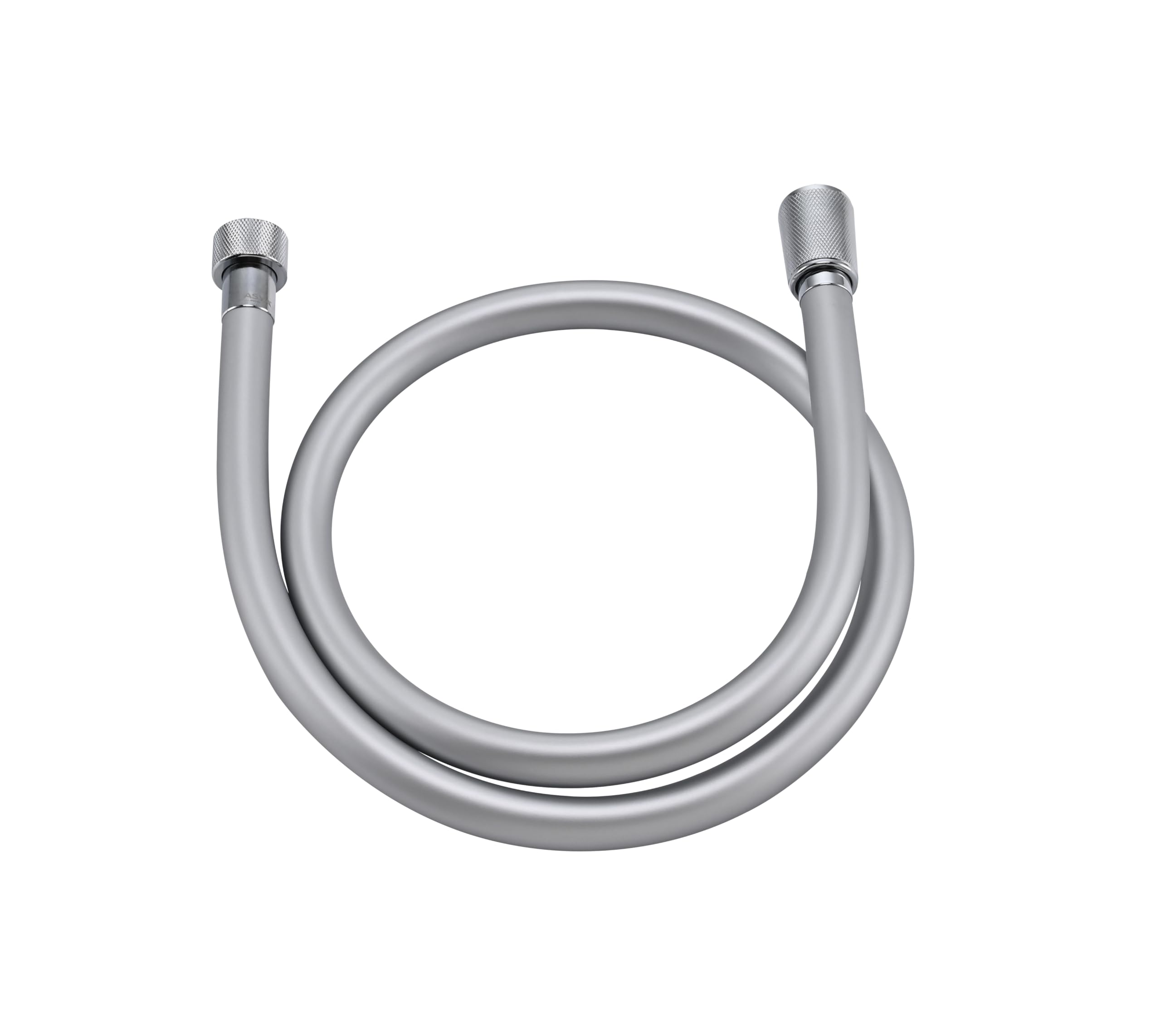 39 Inches Silicone Shower Hose Extra Short Silver