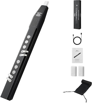 Eastar Digital Woodwind Electric Saxophone for Beginners, 27 Tones, Silent Practice, Hi-Fi Speaker, Adjustable Airflow, Reverb Effect, Rechargeable Battery, MIDI, BT Support, EDA-100