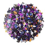 DECORA 15000pc Plastic Confetti Multi-Shaped Glitter Colorful Confetti for Halloween Party Table...