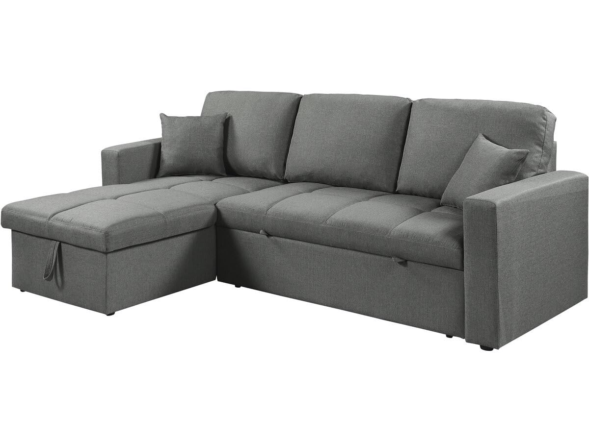 Habitat et Jardin Canapé d'angle Convertible/réversible Style Bubble Alain - 3 Places - Gris