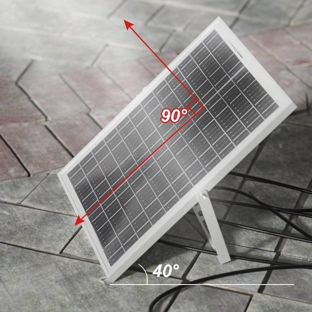 Pompe solaire pour fontaine solaire 25 W 1100 l/h avec moteur sans balais | Hauteur de levage de 5 m, tuyau de 2 m et panneau en silicone polycristallin | pour bassin de jardin
