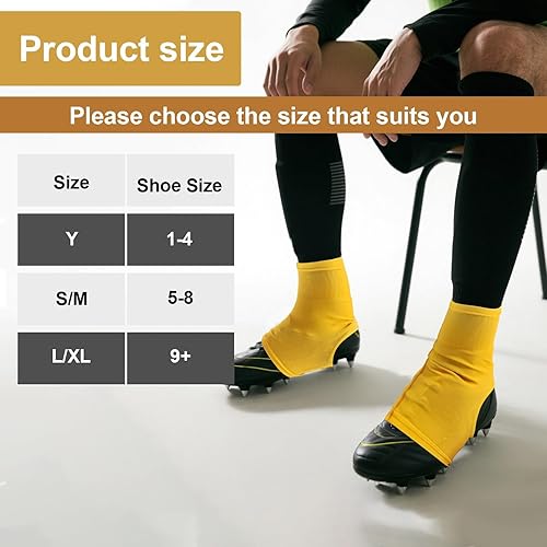 Miniatura 18 de Spats - Fundas para tacos de fútbol, fundas para tacos juveniles, fundas para tacos de bicicleta, fundas para tacos de fútbol que mantienen la Blanco