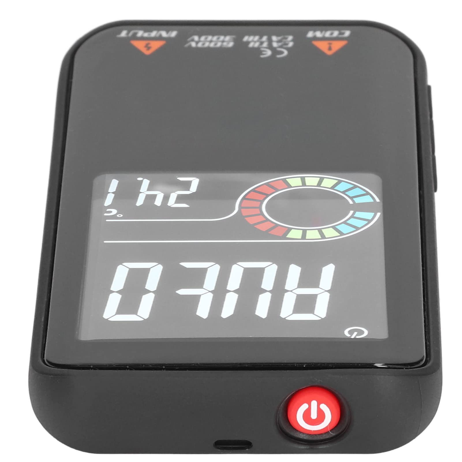 Multimetro Digitale Ricaricabile Misuratore di Tensione CA CC Ad Alta Precisione con Range Automatico per Elettricisti LCD a Colori Portatile 1 unità