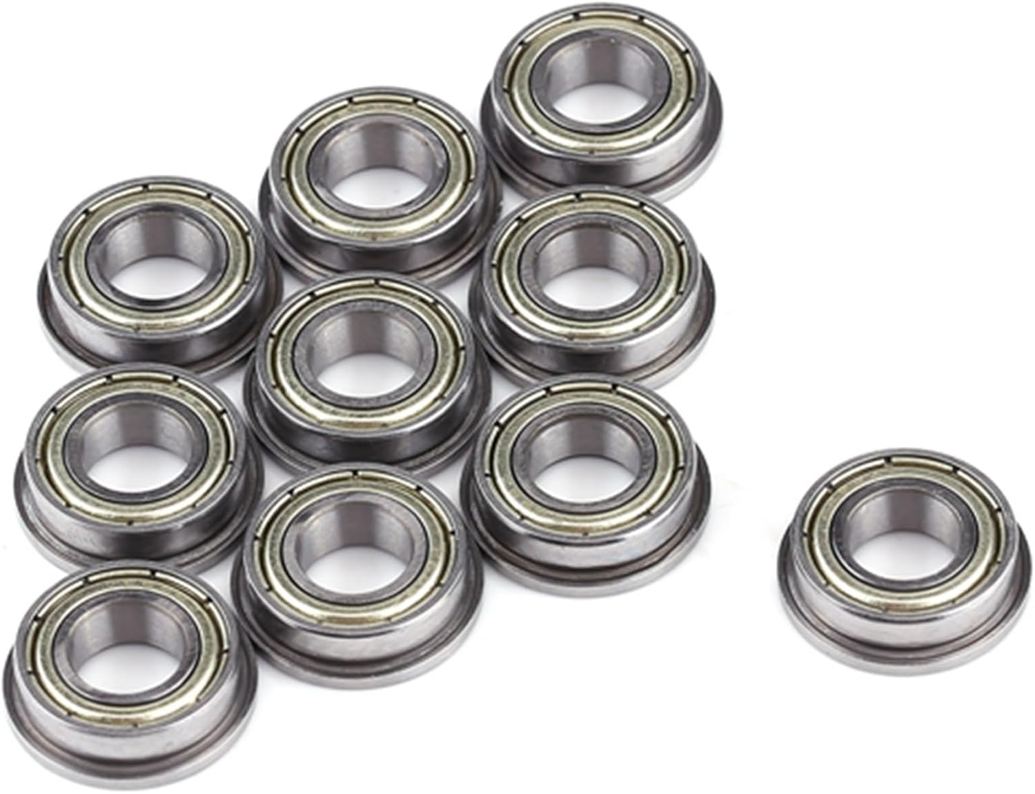 Double Shielded Bearing Steel Bearing F688ZZ Metal Steel Double Shielded Flange Ball Bearings 8 * 16 * 5mm