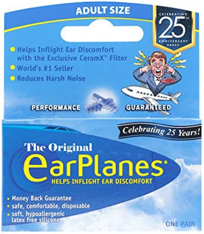 New Super Soft Adult Ear Plugs Airplane Travel Ear Protection 1 Pair