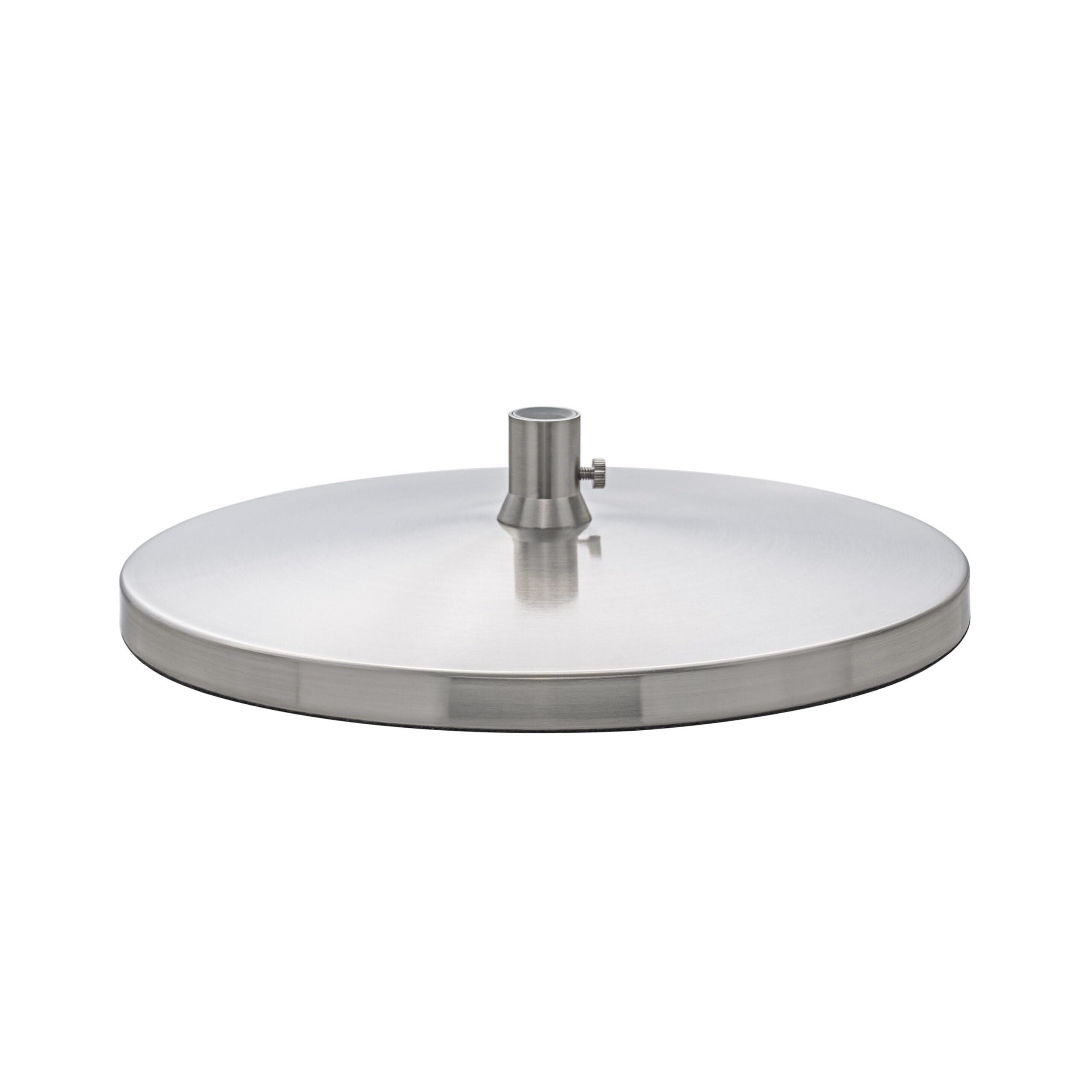 Daylight Pied de lampe de bureau pour modèles Slimline – Support autoportant antidérapant – Compatible avec D35108, D35107, D35106 – Finition acier brossé