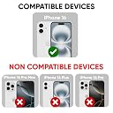 POPIO Military-Grade Privacy Screen Protector for iPhone 16 – 9H Tempered Glass, Anti-Spy Protection, Scratch-Resistant, HD Clarity (1 Pack) gallery image