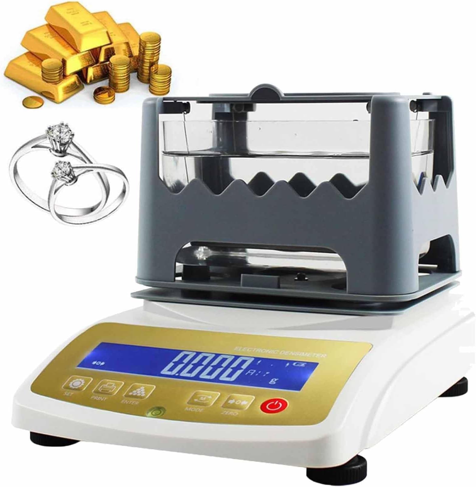 Gold Testing Machine - 0.01g Precision for Accurate Determination of Gold, Silver, and Platinum Content in Precious Metal Recycling and Pawn Shops