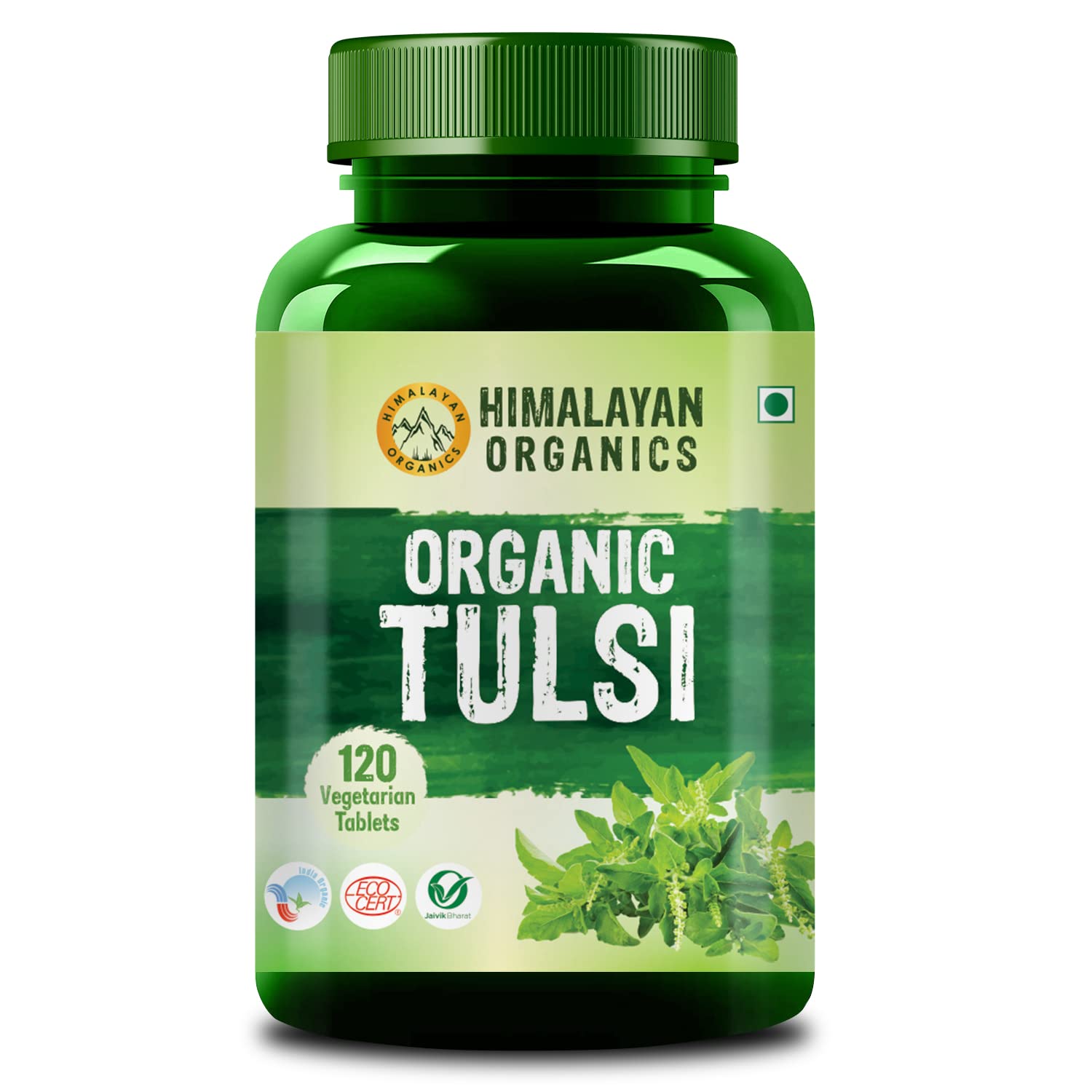 Himalayan Organics Organic Tulsi Tablets | Holy Basil | Provides relief in Cough & Cold | Natural Immunity Booster (120 Tablets) (B0C58DGD8G) Amazon Price History, Amazon Price Tracker
